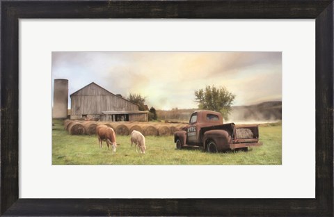 Framed Tioga County Farmland Print