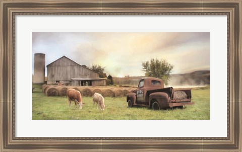 Framed Tioga County Farmland Print