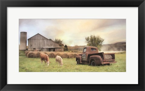 Framed Tioga County Farmland Print