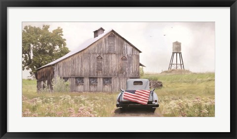 Framed Flag on Tailgate Print