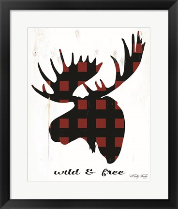 Framed Wild &amp; Free Print