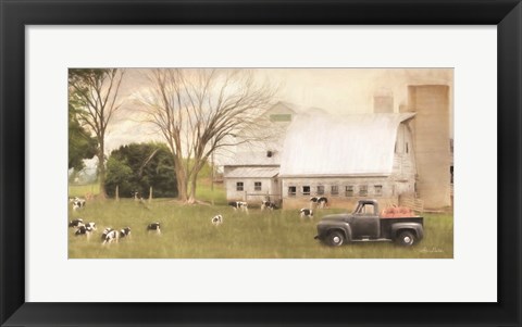 Framed Virginia Dairy Farm Print