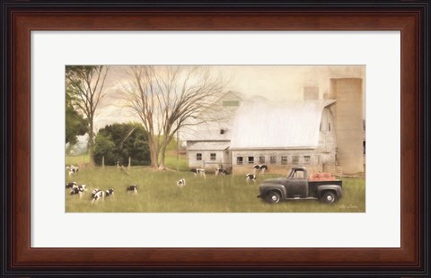 Framed Virginia Dairy Farm Print