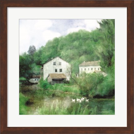 Framed Country Cottage Print