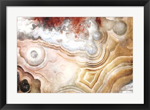 Framed Agate Abstract Print