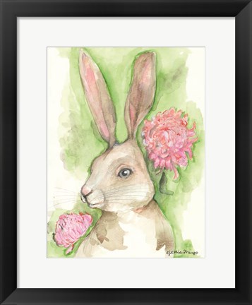 Framed Ruby the Rabbit Print