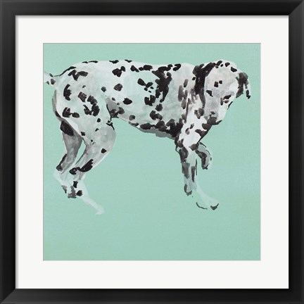 Framed Pop Modern Dog I Print