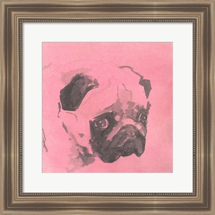 Framed Pop Modern Dog IV Print