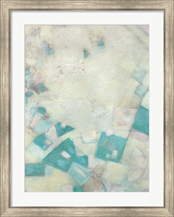 Framed Turquoise Celebration II Print