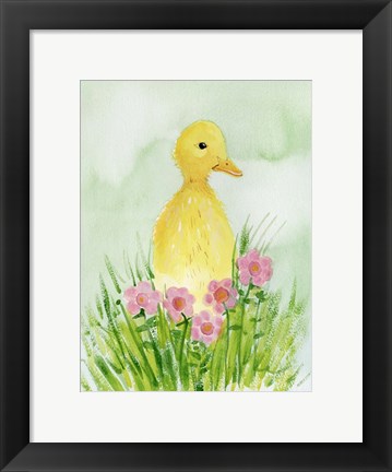 Framed Baby Spring Animals III Print