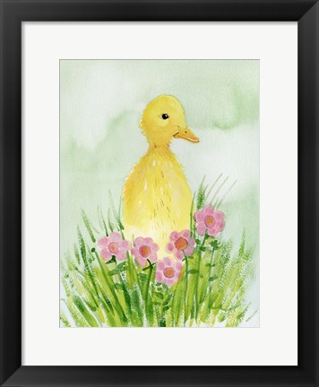 Framed Baby Spring Animals III Print