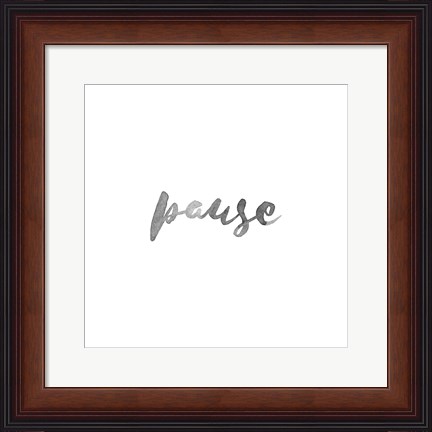 Framed Soft Sentiments IV Print