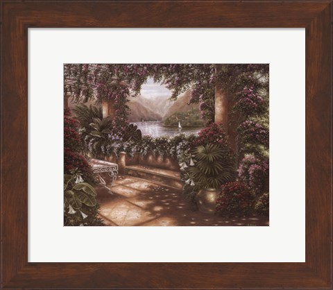 Framed Villa Scaletta Print