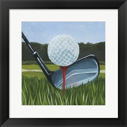 Framed Tee Off II Print