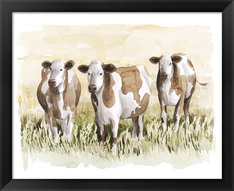 Framed Golden Graze II Print