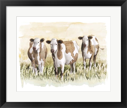 Framed Golden Graze II Print