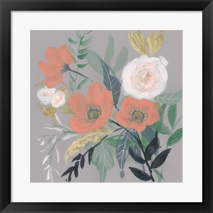 Framed Anemone Jumble II Print