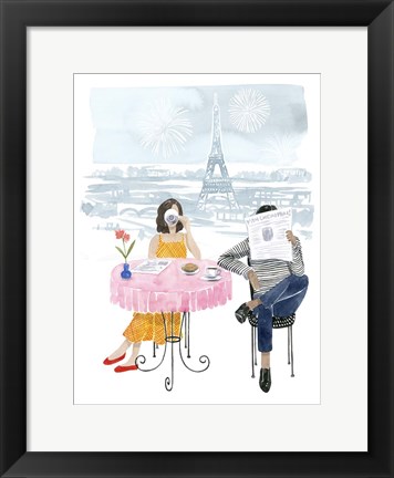 Framed Paris in Love II Print