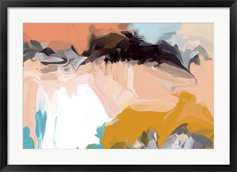 Framed Playful Movement I Print