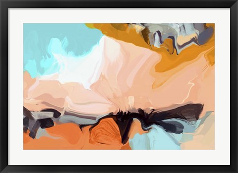 Framed Playful Movement II Print