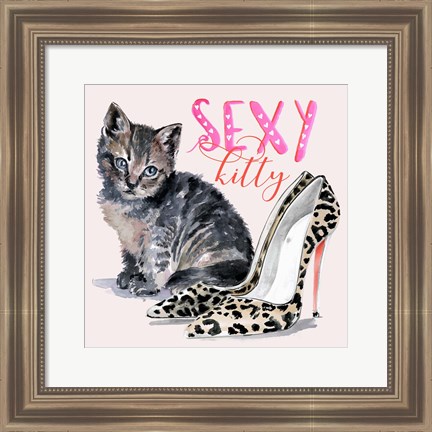 Framed Cute Couture IV Print