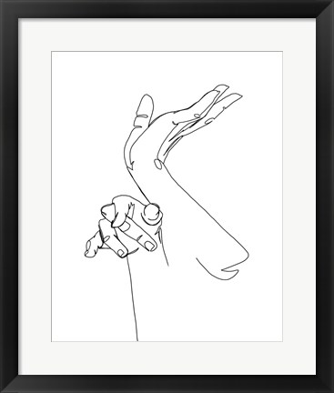 Framed Magic Hands II Print