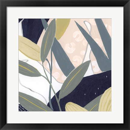 Framed Flores Noche III Print