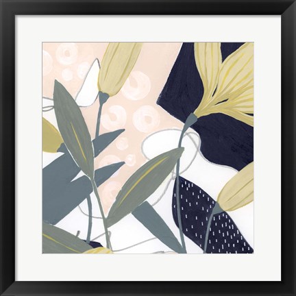 Framed Flores Noche V Print