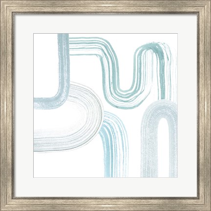 Framed Gemstone Streams I Print