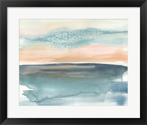 Framed Peachy Salt Spray II Print