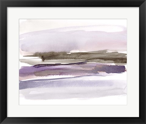 Framed Purple Umber I Print