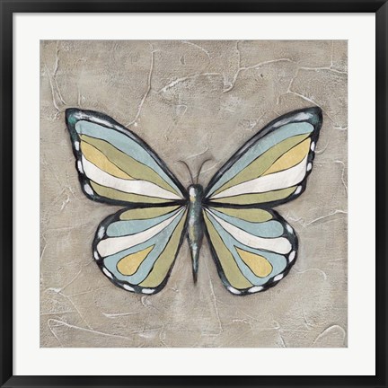 Framed Graphic Spring Butterfly II Print