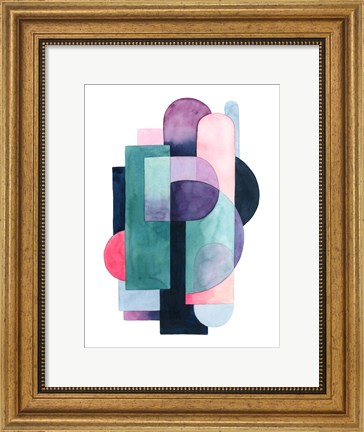 Framed Urban Deco II Print