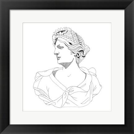 Framed Garden Goddess II Print