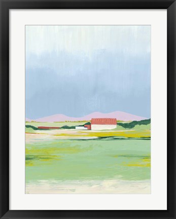 Framed Spring Fallow II Print