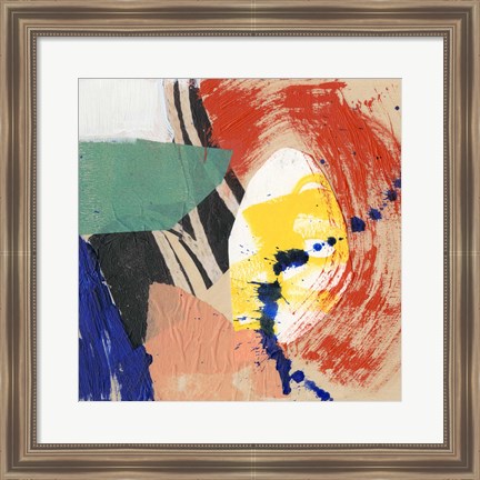 Framed Primary Motion II Print