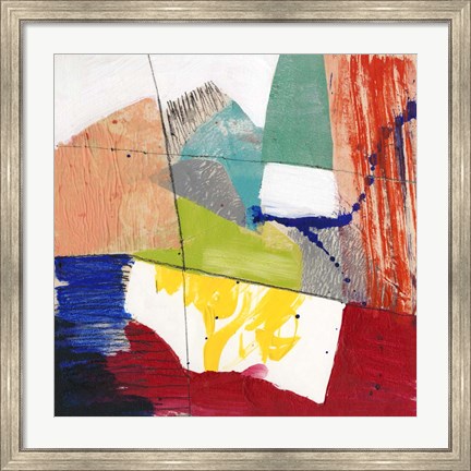 Framed Bright Composition II Print