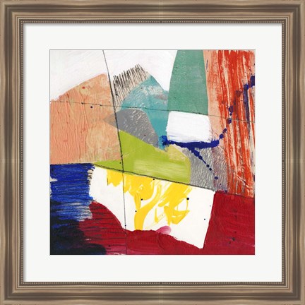 Framed Bright Composition II Print