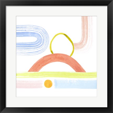 Framed Playful Pike IV Print