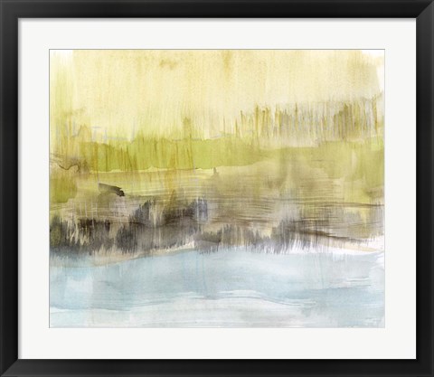 Framed Feathered Fields II Print