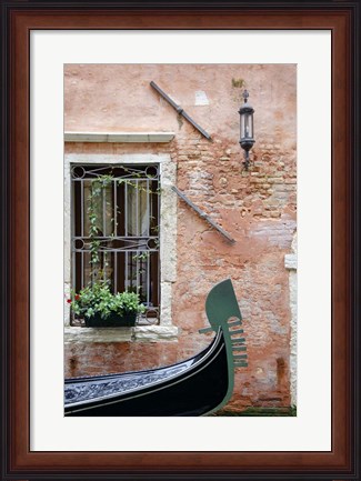 Framed Passing Gondola Print