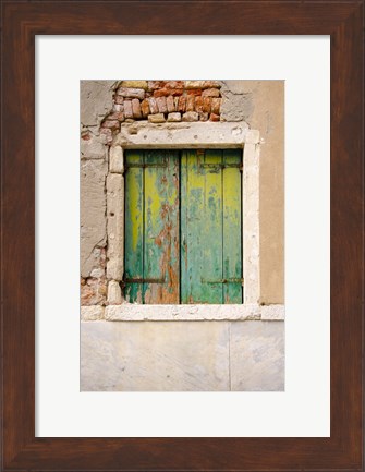 Framed Windows &amp; Doors of Venice VI Print