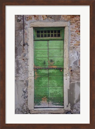 Framed Windows &amp; Doors of Venice VII Print