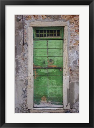 Framed Windows &amp; Doors of Venice VII Print