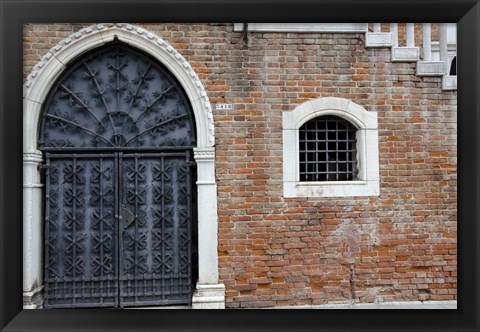 Framed Windows &amp; Doors of Venice VIII Print