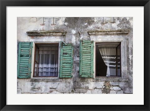 Framed Catching the Breeze - Kotor, Montenegro Print