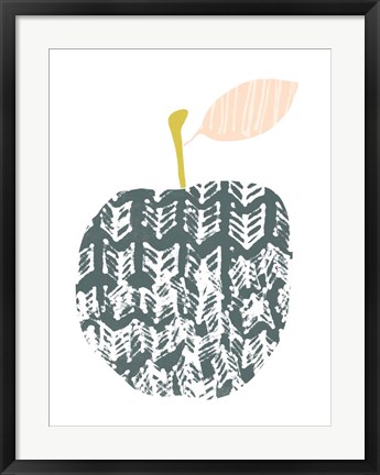 Framed Cut Paper Fruit II Print