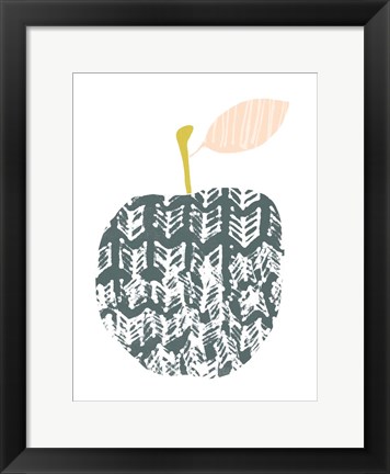 Framed Cut Paper Fruit II Print