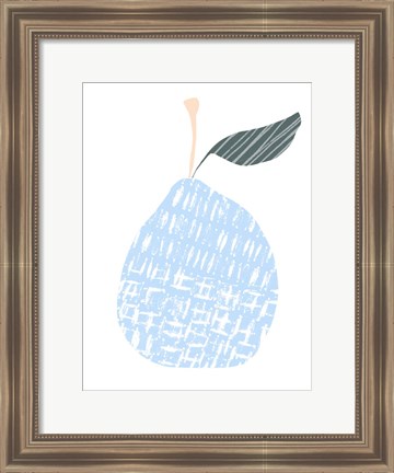 Framed Cut Paper Fruit IV Print