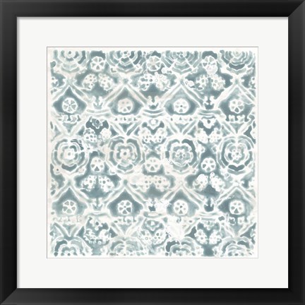 Framed Boho Tile II Print